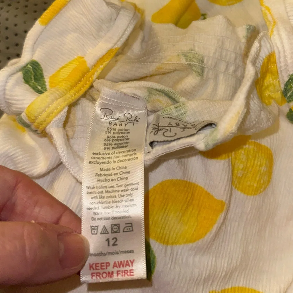 Rene Rofe Lemon Patterned Baby Outfit - Picture 4 of 4